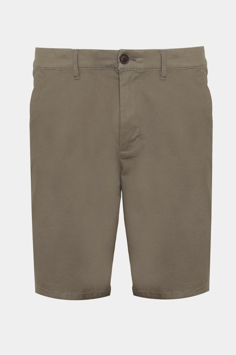 Bermuda Aramis Chino Casual em Sarja Verde Militar - 1