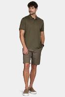 Bermuda Aramis Chino Casual em Sarja Verde Militar - 3