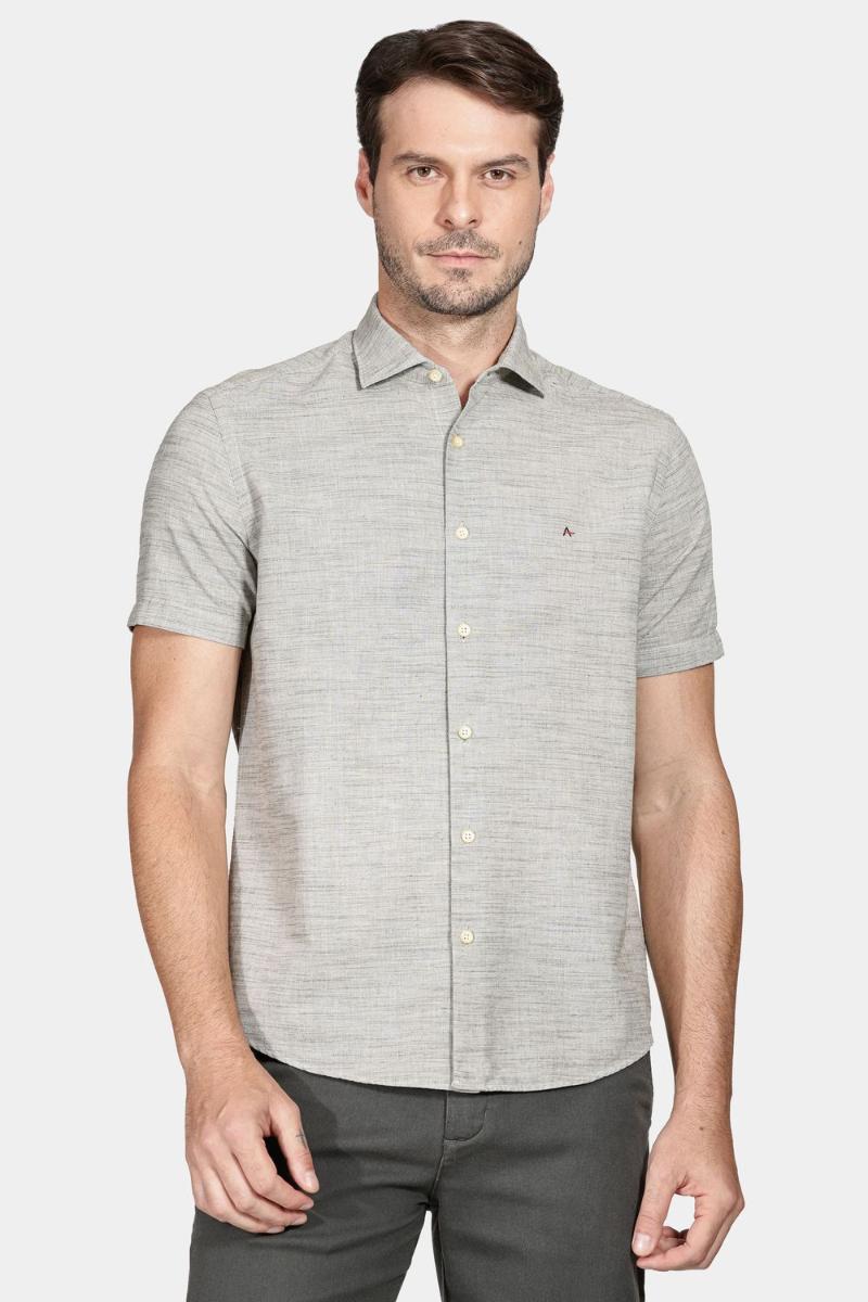 Camisa Aramis Regular Flame Verde Militar - 1