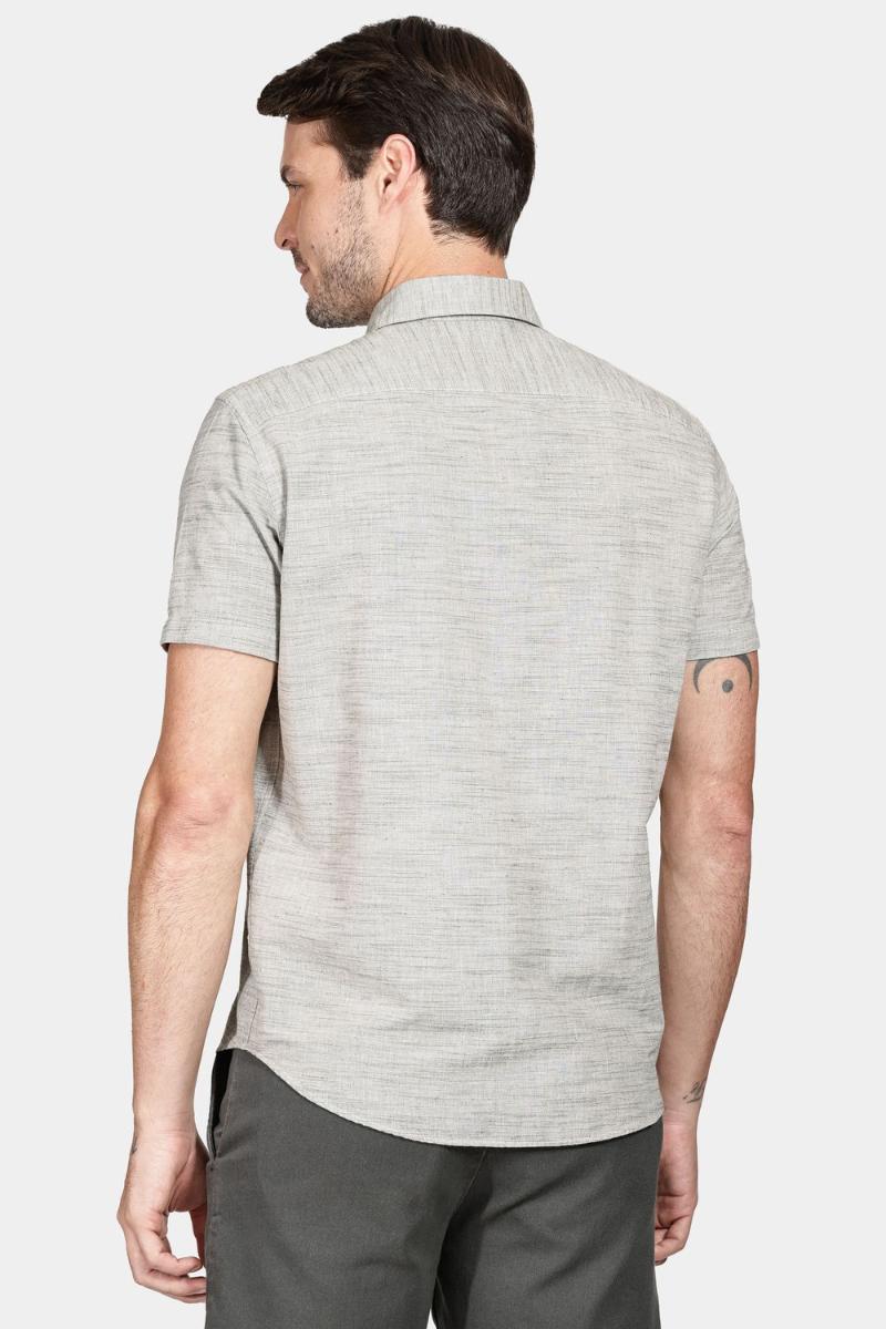 Camisa Aramis Regular Flame Verde Militar - 4