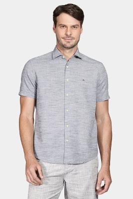 Camisa Regular Flame Marinho