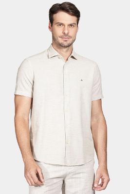 Camisa Regular Flame Areia