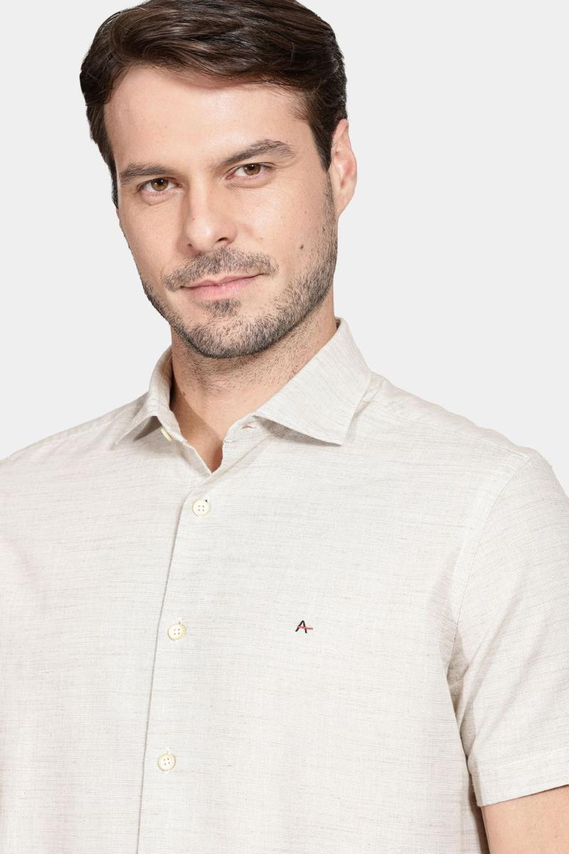 Camisa Aramis Regular Flame Areia - 3