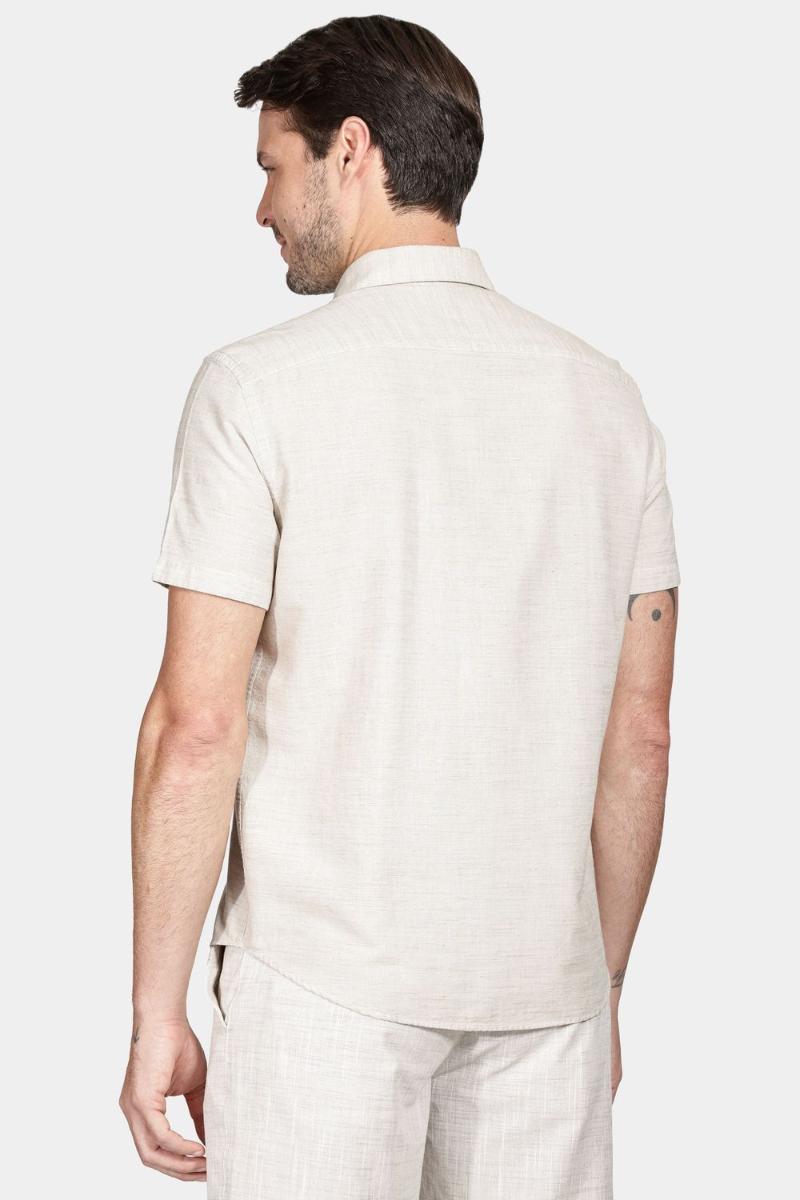 Camisa Aramis Regular Flame Areia - 4