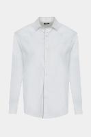 Camisa Aramis Manga Longa Slim Cetim Branco - 6