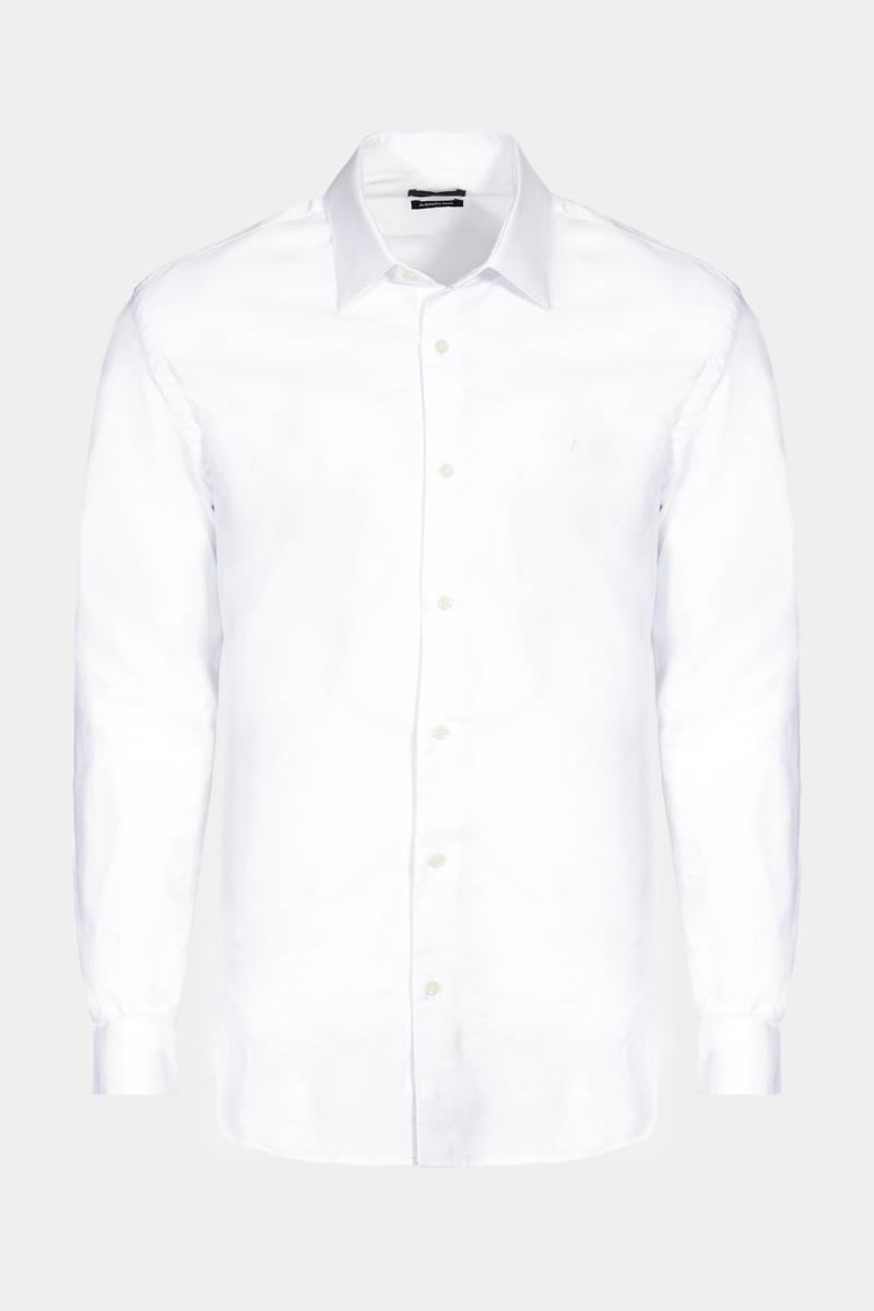 Camisa Aramis Slim Pima Stretch Maquinetada Branco - 6