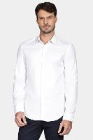 Camisa Aramis Slim Pima Stretch Maquinetada Branco - 1