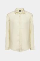 Camisa Aramis Manga Longa Move Slim em Linho Amarelo - 1