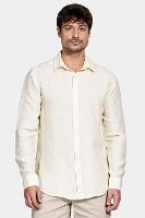 Camisa Aramis Manga Longa Move Slim em Linho Amarelo - 2