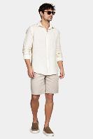 Camisa Aramis Manga Longa Move Slim em Linho Amarelo - 3