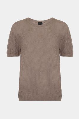 Tricot Aramis Manga Curta Jacquard