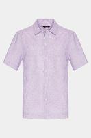 Camisa Aramis Regular Linho Algodão Surat Lilás - 6