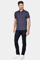 Polo Aramis Malha Lisa Azul Marinho - 2