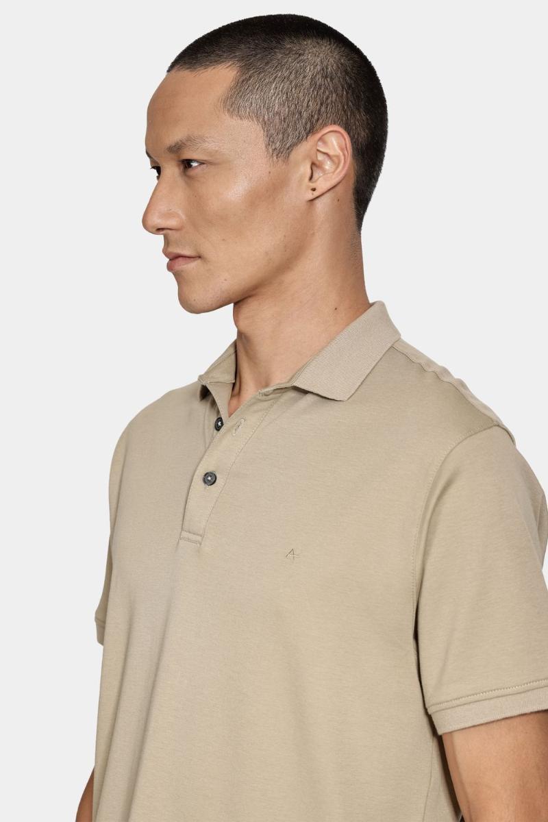 Polo Aramis Tshirt Liquid Cotton Caqui - 4