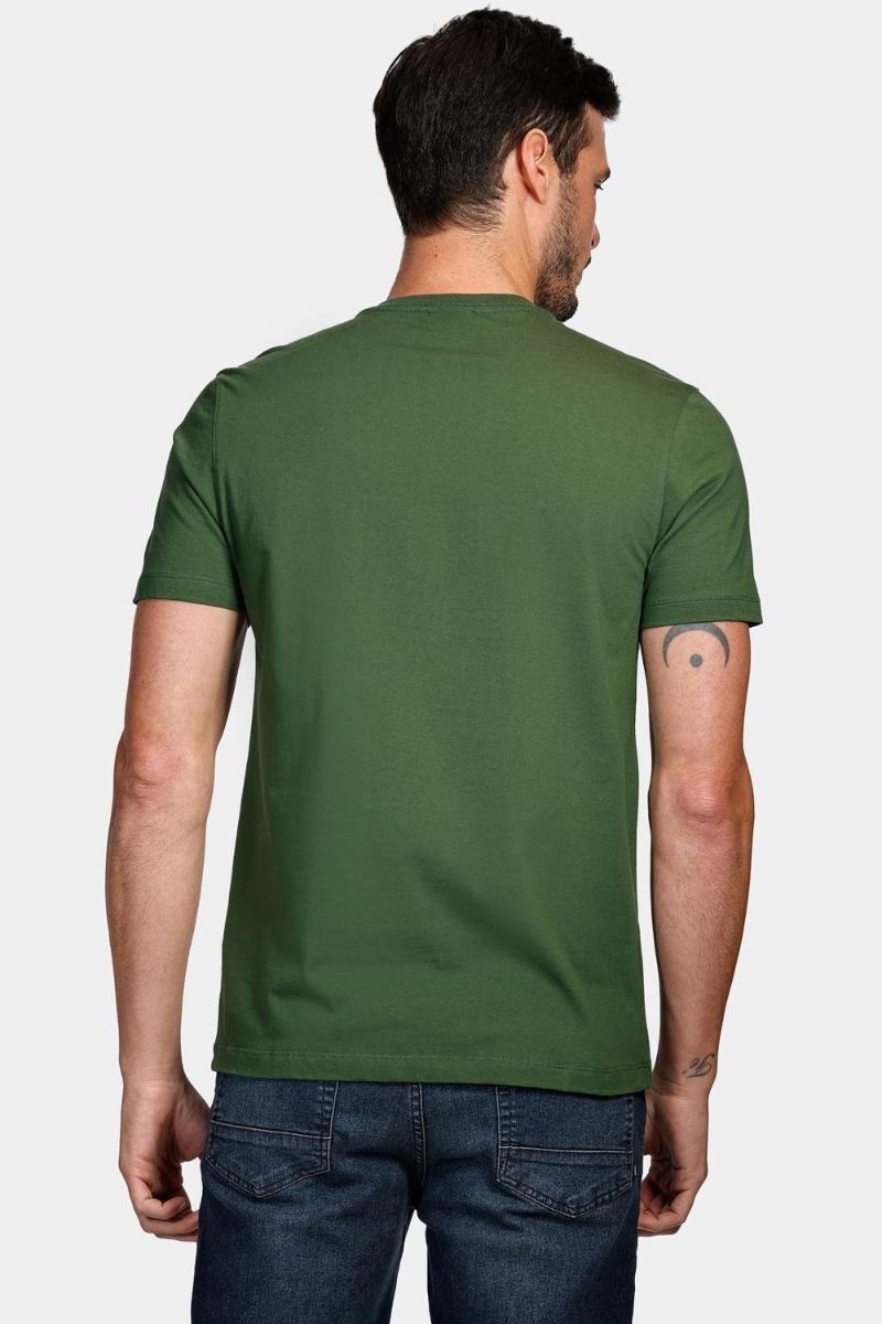 Camiseta Aramis Básica Verde Musgo - 4