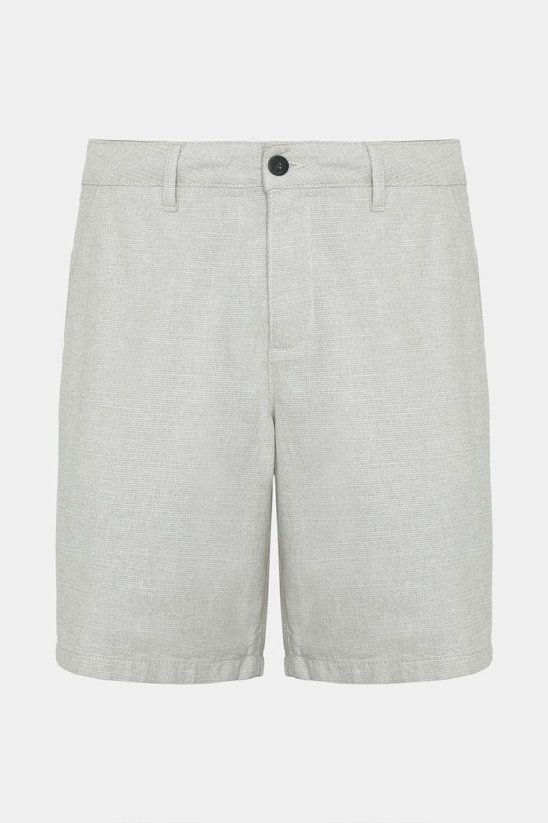 Bermuda Aramis Chino Algodão Classica Maquinetada Areia - 1