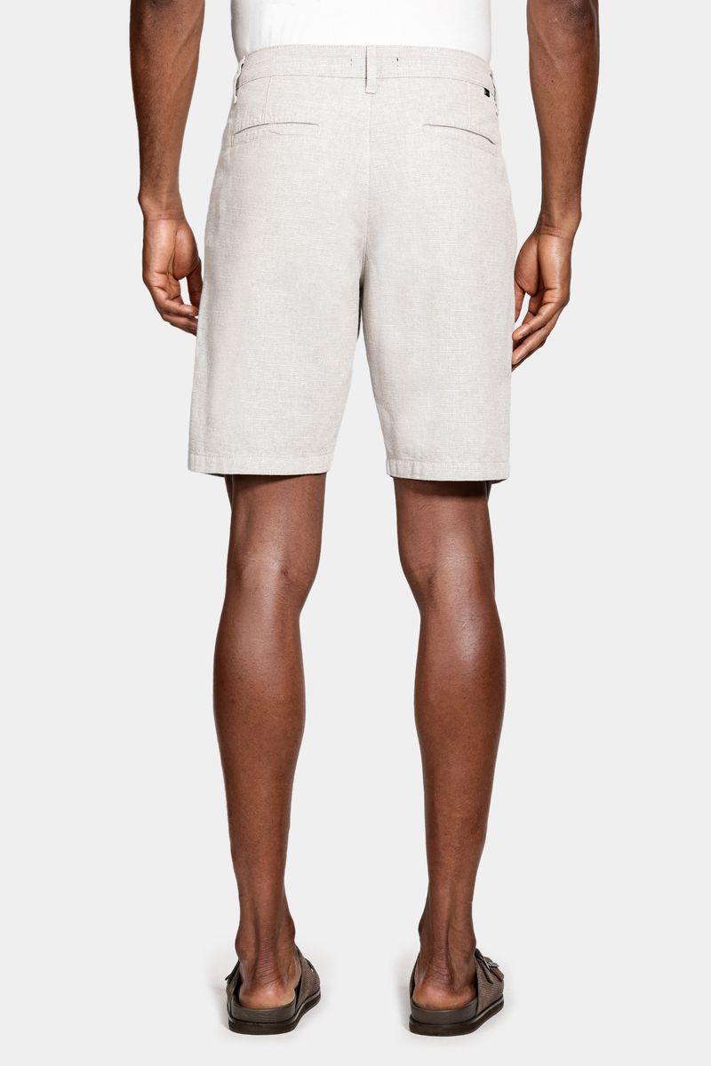 Bermuda Aramis Chino Algodão Classica Maquinetada Areia - 5