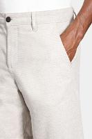 Bermuda Aramis Chino Algodão Classica Maquinetada Areia - 3