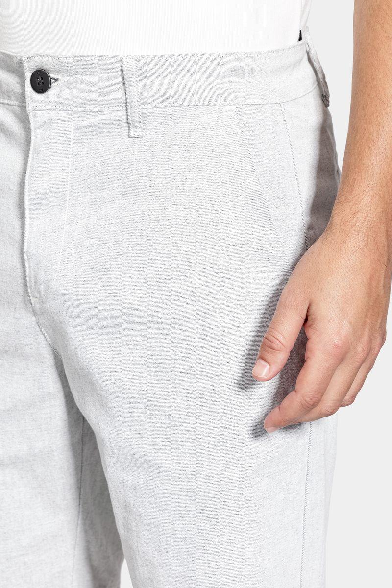 Bermuda Aramis Chino Algodão Moline Branco - 3