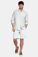 Bermuda Aramis Chino Algodão Moline Branco - 2