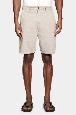 Bermuda Aramis Chino Algodão Moline Areia
