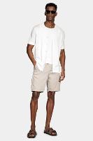 Bermuda Aramis Chino Algodão Moline Areia - 2