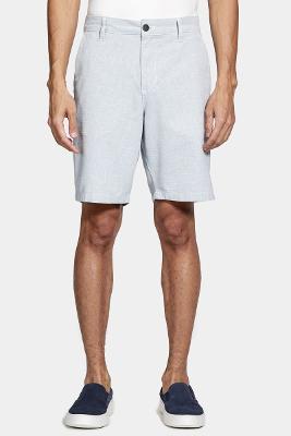 Bermuda Aramis Chino Algodão Maquinetada Azul Claro