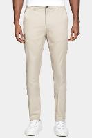 Calça Aramis Chino Algodão Premium Básica Areia - 1