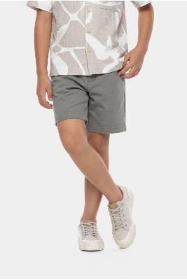Bermuda Aramis Infantil Confort Chino Color Verde