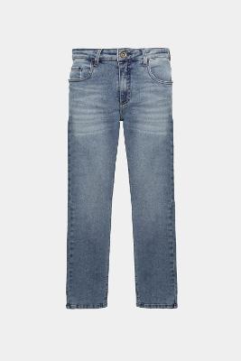 Calça Aramis Jeans Slim Vintage Média Azul Medio
