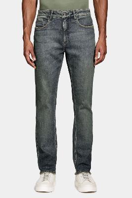 Calca Aramis Jeans Regular Red Blue Intense Azul Escuro