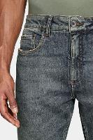 Calca Jeans Regular Red Blue Intense Azul Escuro - 3