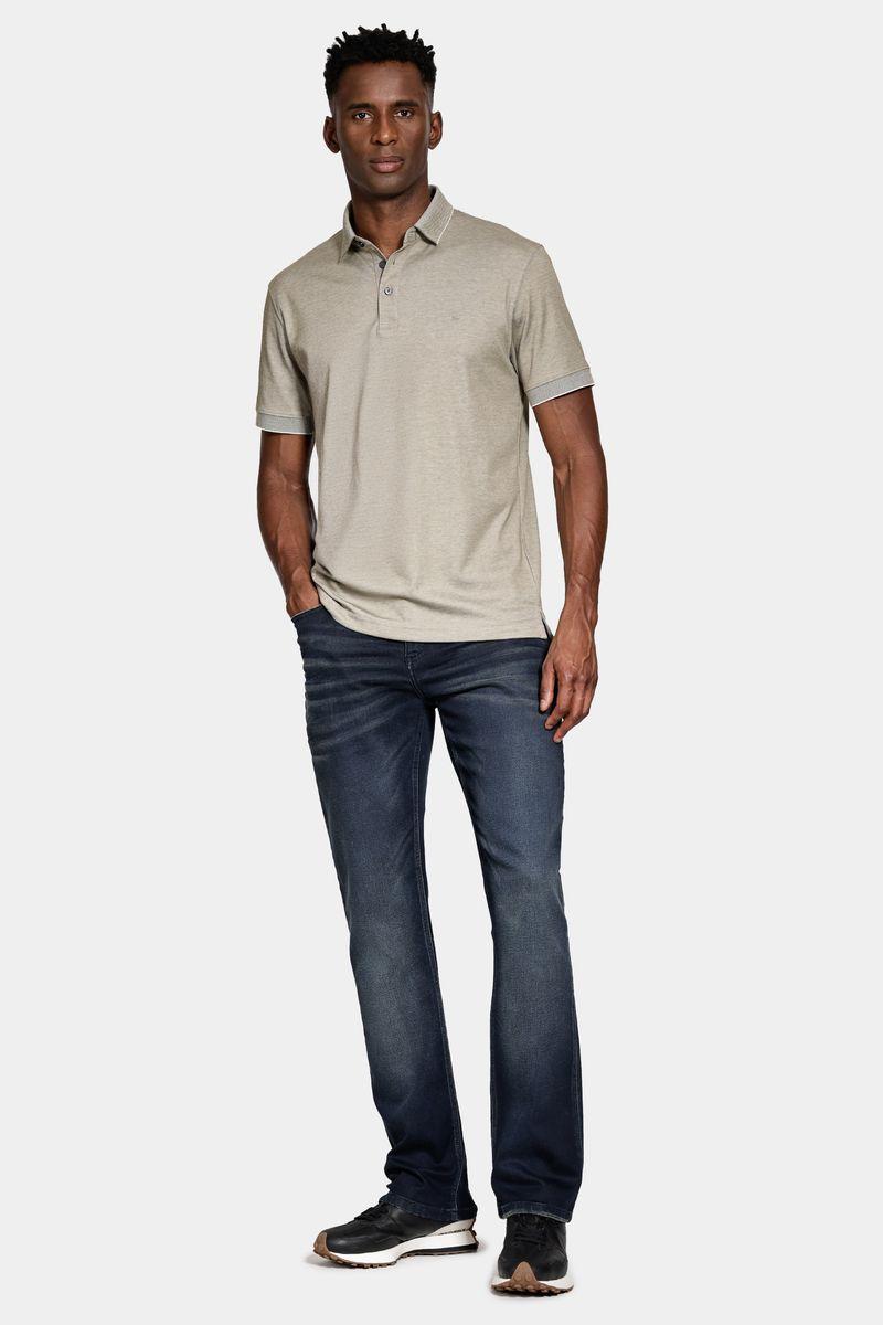 Calça Aramis Jeans Slim Comfort Jateada Azul Escuro - 2