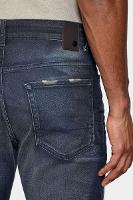 Calça Aramis Jeans Slim Comfort Jateada Azul Escuro