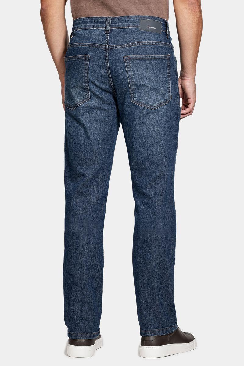 Calça Aramis Jeans Regular Azul Escuro Azul Escuro - 5
