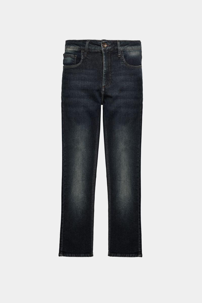 Calça Aramis Jeans Regular Blue Sobretinta Azul Escuro - 1