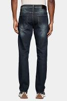 Calça Aramis Jeans Regular Blue Sobretinta Azul Escuro - 5