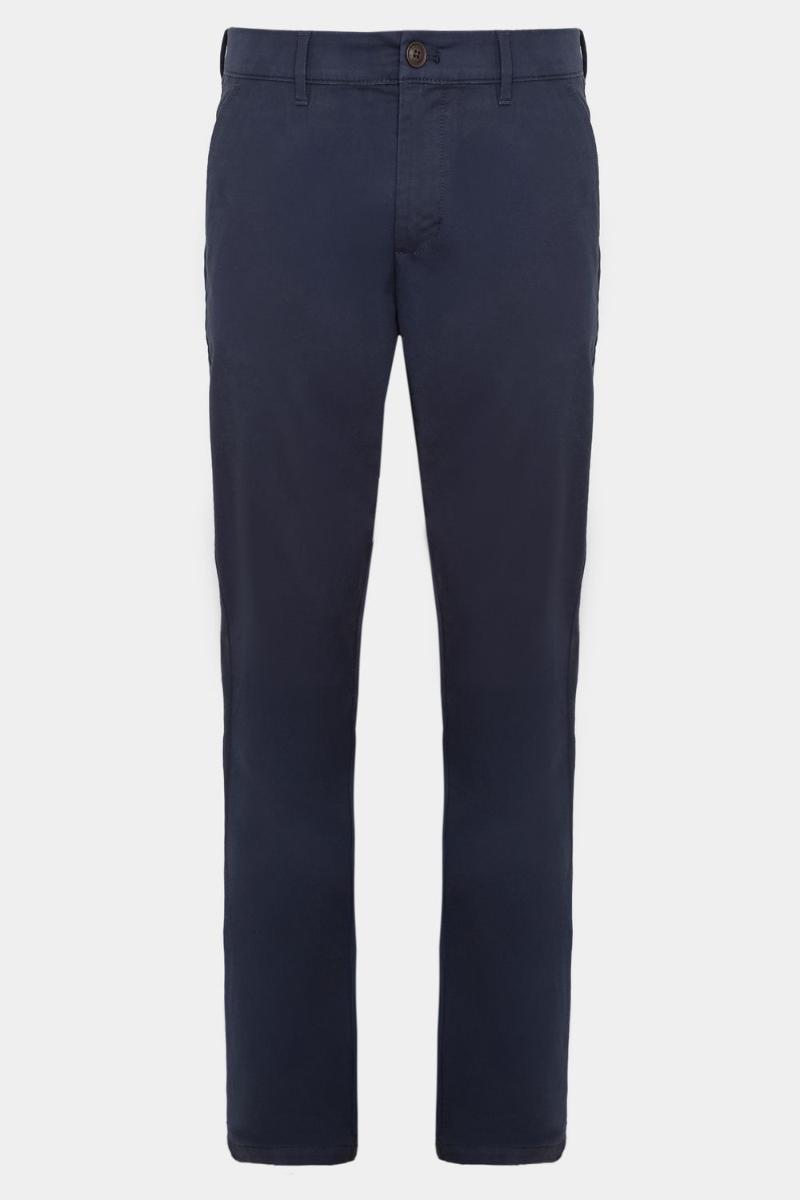 Calça Aramis Chino Algodão Premium Básica Marinho - 5