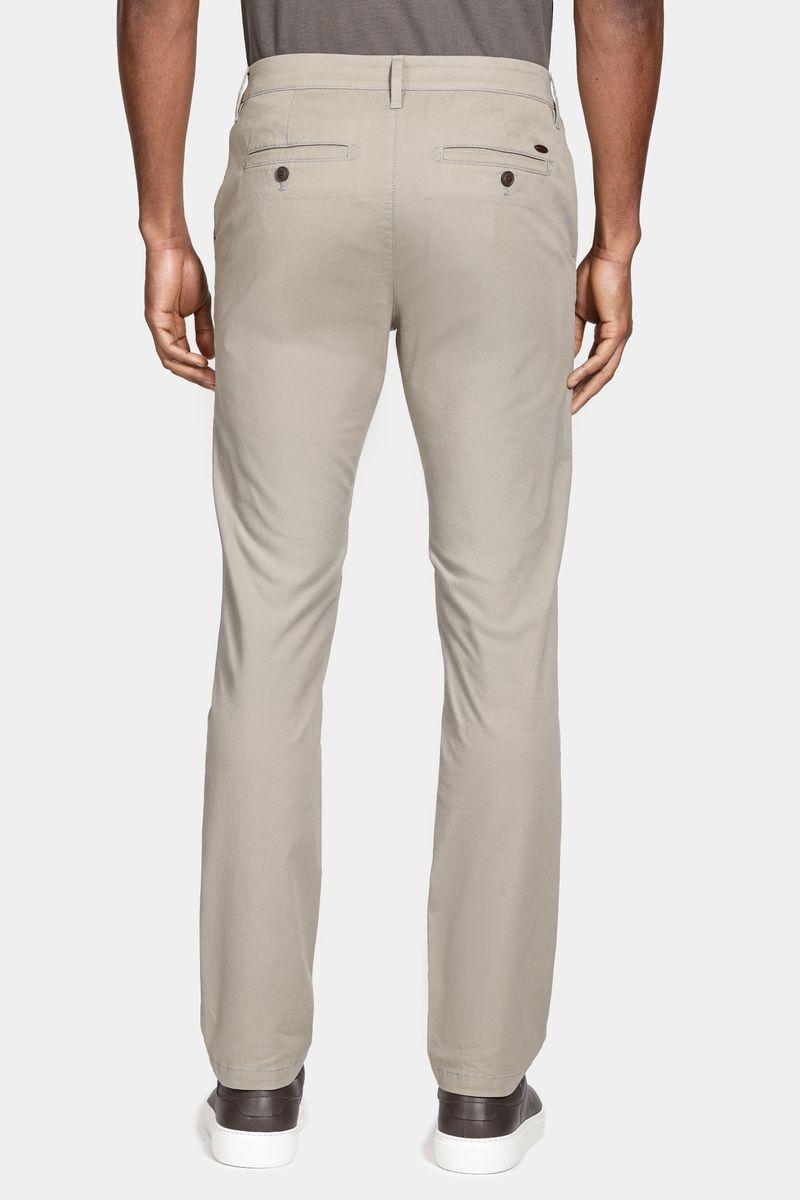 Calça Aramis Chino Algodão Premium Básica Cinza - 4