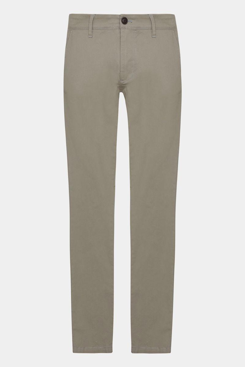 Calça Aramis Chino Algodão Premium Básica Cinza - 5