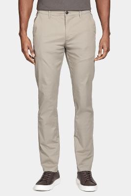 Calça Aramis Chino Algodão Premium Básica Cinza