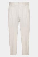 Calça Aramis Alfaiataria Cós Elástico e Bolsos Areia - 5