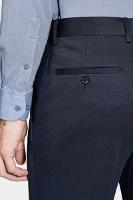 Calça Aramis Alfaiataria Malha Mescla Slim Marinho - 3