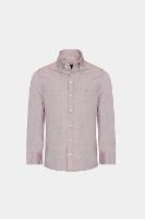 Camisa Aramis Infantil Manga Longa Oxford Rosa Escuro - 2