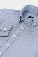 Camisa Aramis Infantil Manga Longa Oxford Azul - 4