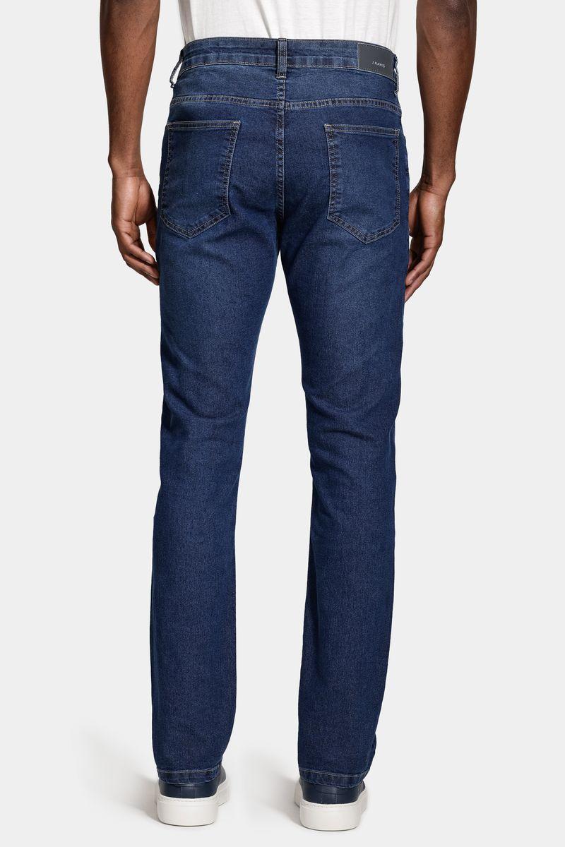 Calça Aramis Jeans Slim Especial Knit Azul Escuro - 5