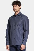 Camisa Aramis Manga Longa Algodão Misto Marinho - 1