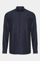 Camisa Aramis Manga Longa Algodão Misto Marinho