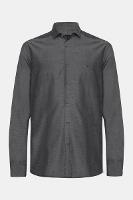 Camisa Aramis Manga Longa Algodão Misto Chumbo