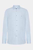 Camisa Aramis Manga Longa Algodão Misto Azul